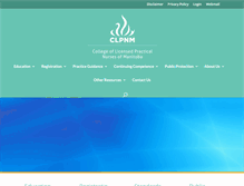 Tablet Screenshot of clpnm.ca